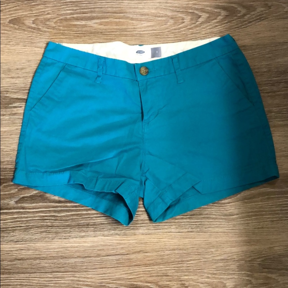 Turquoise shorts